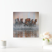 Laufende Pferde Wall Uhr (Zuhause)