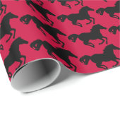 Laufende Pferdegeschenk-Verpackung Geschenkpapier (Rolleneckpunkt)