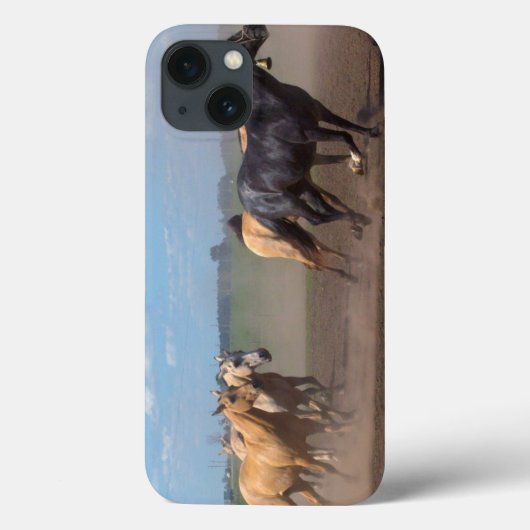 Laufende Pferdeherde Case-Mate iPhone Hülle (Rückseite)