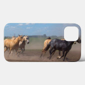 Laufende Pferdeherde Case-Mate iPhone Hülle (Rückseite (Horizontal))