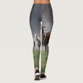 Laufende PferdeLeggings Leggings (Rückseite)