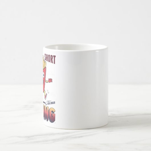 Laufende Pommes frites Kaffeetasse (Mittel)