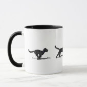 Laufende portugiesische Wasser-HundeTasse Tasse (Links)