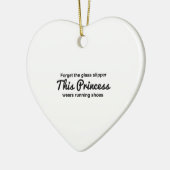 Laufende Prinzessin Keramik Ornament (Links)