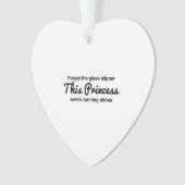 Laufende Prinzessin Ornament (Vorderseite)