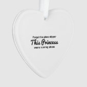 Laufende Prinzessin Ornament (Vorderseite)