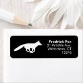 Laufende Rücksendeadresse der White Fox-Silhouette (Insitu)