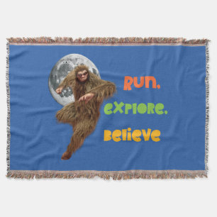 Laufende Sasquatch-Abenteuer-Glaubens-Design Decke