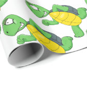 laufende Schildkröte Geschenkpapier (Rolleneckpunkt)