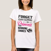 Laufende Schuh-T - Shirt Prinzessin-Wears (Vorderseite)