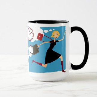 Laufende späte Tasse