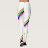 Laufende Streifenart des Regenbogens Leggings (Rückseite)