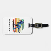 Laufende T-Rex-Gepäckmarke Gepäckanhänger (Vorderseite horizontal)