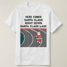 Laufende Track- und Field Christmas T - Shirt