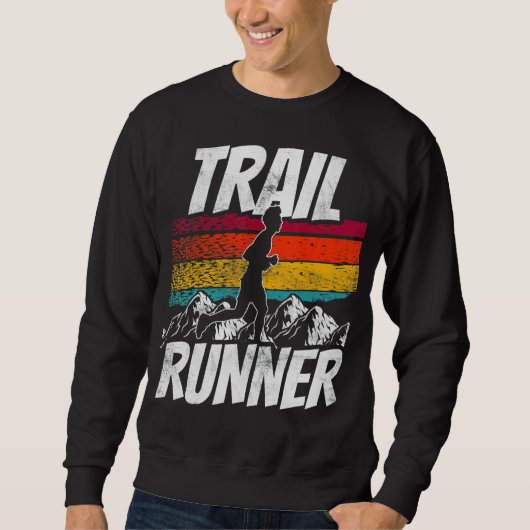 Laufende Traillaufbahnen Sweatshirt (Vorderseite)