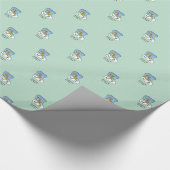 Laufende Übung Rentierweihnachtsfest Geschenkpapier (Ecke)