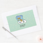 Laufende Übung Rentierweihnachtsfest Rechteckiger Aufkleber (Umschlag)