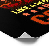 Laufende Vater Definition Halbmarathon-Runner-Fitn Poster (Ecke)