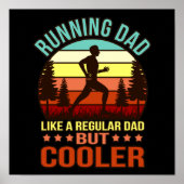 Laufende Vater Definition Halbmarathon-Runner-Fitn Poster (Vorne)