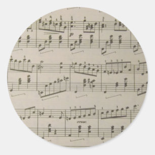 Laufende Walzer-Aufkleber Runder Aufkleber