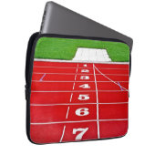 Laufende Wege auf der Bahn-Laptop-Hülse Laptopschutzhülle (Vorne Rechts)