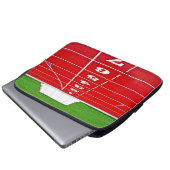 Laufende Wege auf der Bahn-Laptop-Hülse Laptopschutzhülle (Vorne Knopf)