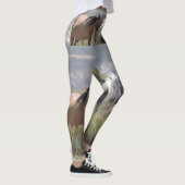 Laufende wilde und geben im Sand-Waschbecken frei Leggings (Rechts)