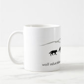 Laufende Wolf-Tasse Kaffeetasse (Links)