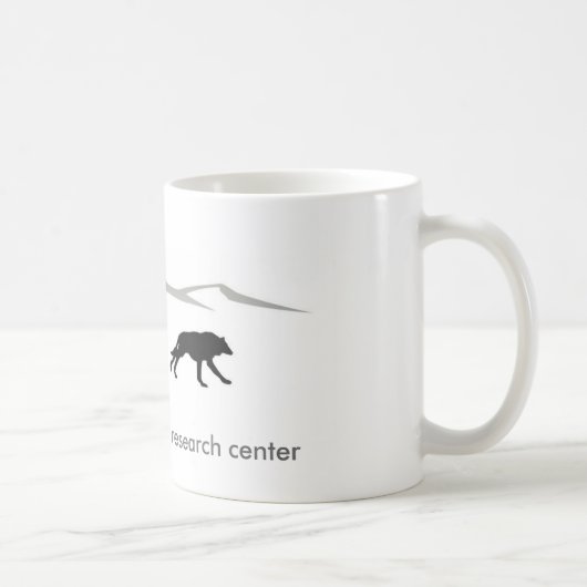 Laufende Wolf-Tasse Kaffeetasse (Rechts)