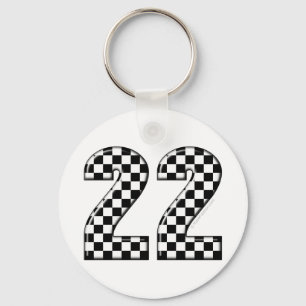laufende Zahl von 22 Auto Schlüsselanhänger