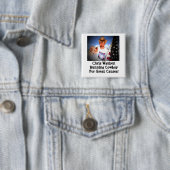 Laufender Cowboy Chris Wauben für großen Button (Beispiel)