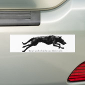 Laufender Deerhound Autoaufkleber (Auf Auto)
