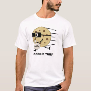 Laufender Dieb Cookie - Lustiger Charakter T-Shirt