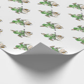 Laufender Doktor Geschenkpapier (Ecke)