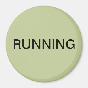 Laufender grüner Geschirrspüler-Magnet Magnet