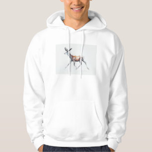 Laufender Hirsch im Samt Polsen 2006 Hoodie