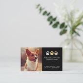 Laufender Hund | Dog Trainer und Groomer Appt Terminkarte (Stehend Vorderseite)