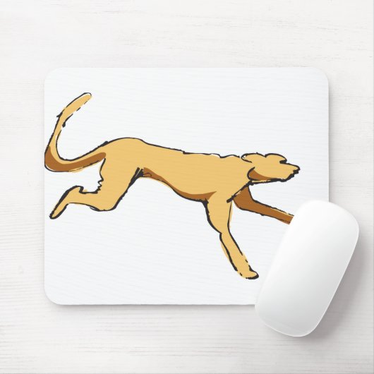 Laufender Hund Mousepad (Mit Mouse)