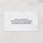 Laufender Hund | Tierdienste Visitenkarte (Rückseite)