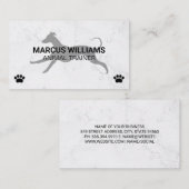 Laufender Hund | Tierdienste Visitenkarte (Vorne/Hinten)