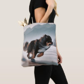 Laufender Hund Tragetasche Tasche (Von Nahem)
