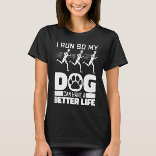 Laufender Hunde-Run - Joggen Jogger Runner T-Shirt