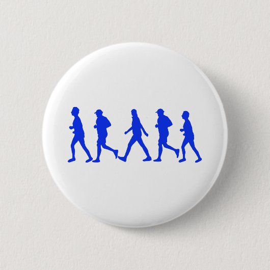 Laufender Joggen Button (Vorderseite)