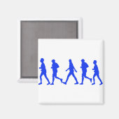 Laufender Joggen Magnet (Vorderseite/Rückseite)