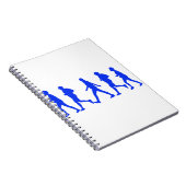 Laufender Joggen Notizblock (Rechte Seite)