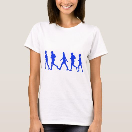 Laufender Joggen T-Shirt (Vorderseite)