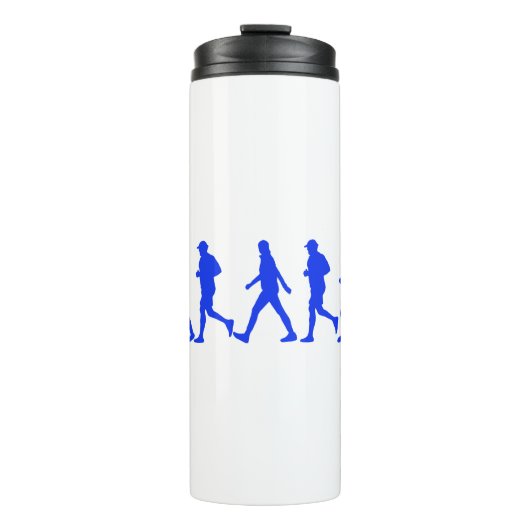 Laufender Joggen Thermosbecher (Vorderseite)