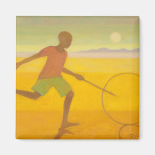 Laufender Junge 2010 Magnet