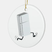 Laufender Kühlschrank Keramik Ornament (Links)