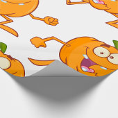 Laufender Kürbis Geschenkpapier